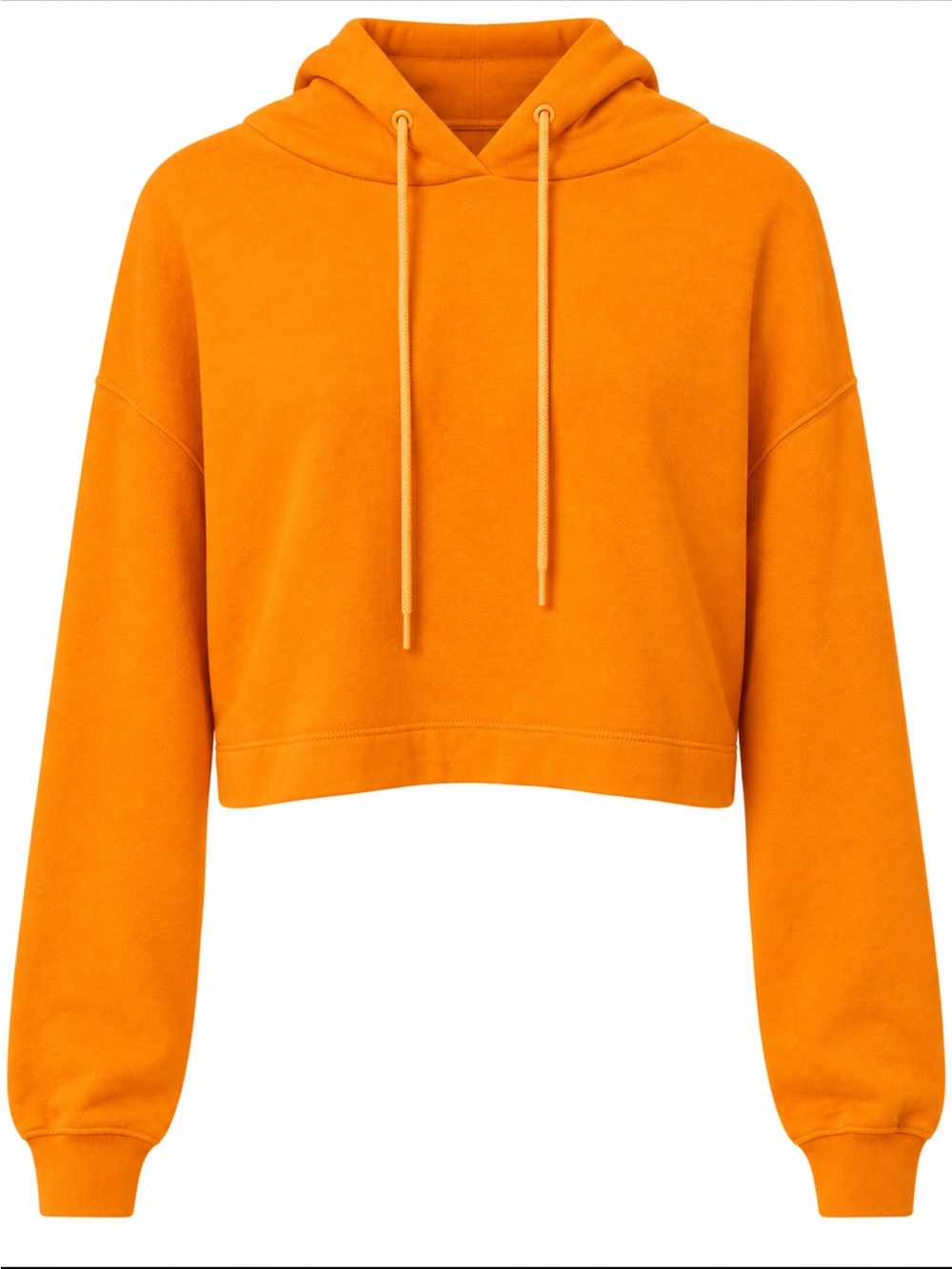 Alo Women's Cropped Hoodie - Orange